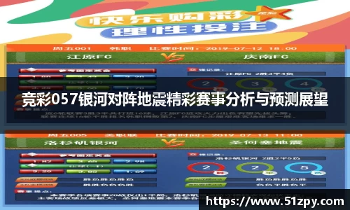 竞彩057银河对阵地震精彩赛事分析与预测展望